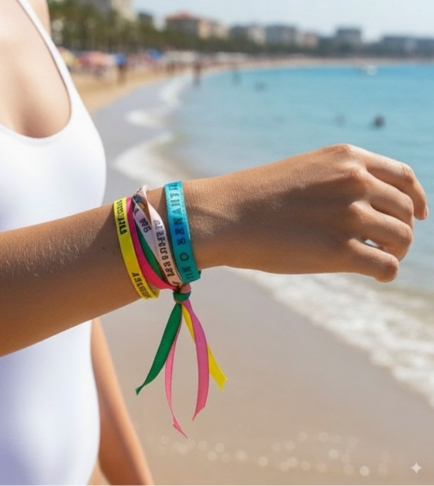 Bonfim bracelets and ribbons
